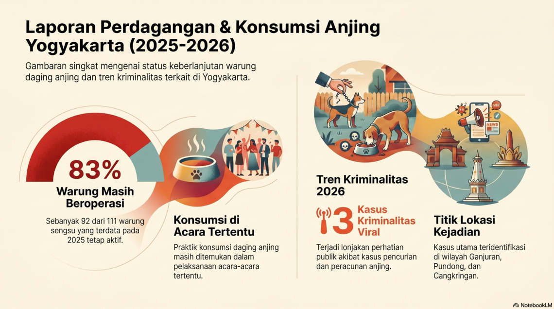 Laporan perdagangan konsumsi Anjing Yogyakarta (2025-2026). MOJOK.CO