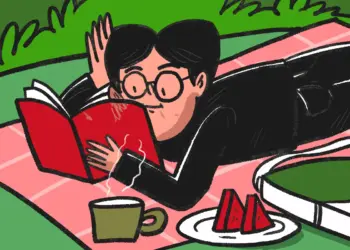 Tingkatkan literasi dengan baca buku. MOJOK.CO