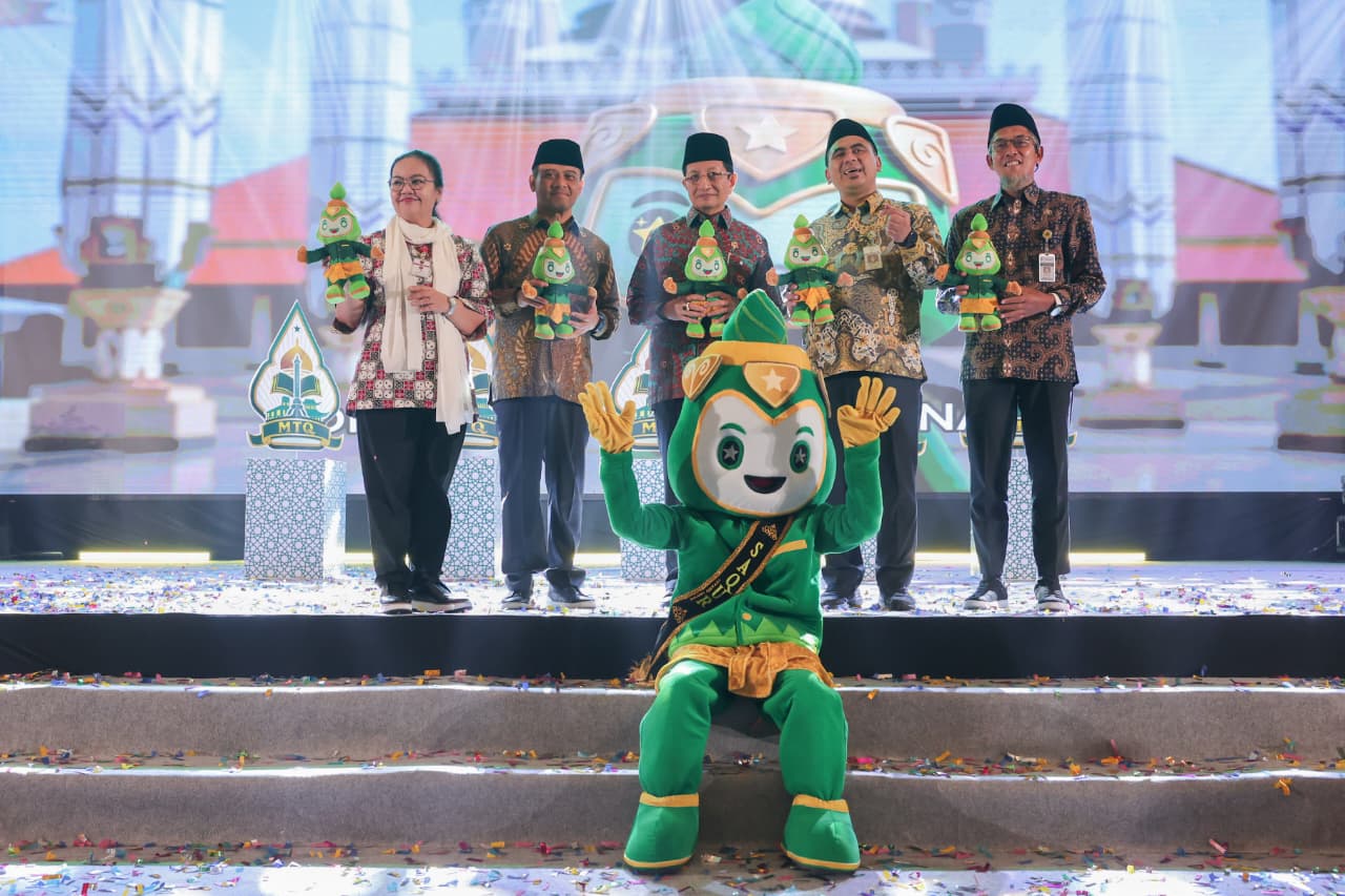 Peluncuran logo dan maskot MTQ Nasional XXXI di Semarang, Jawa Tengah MOJOK.CO