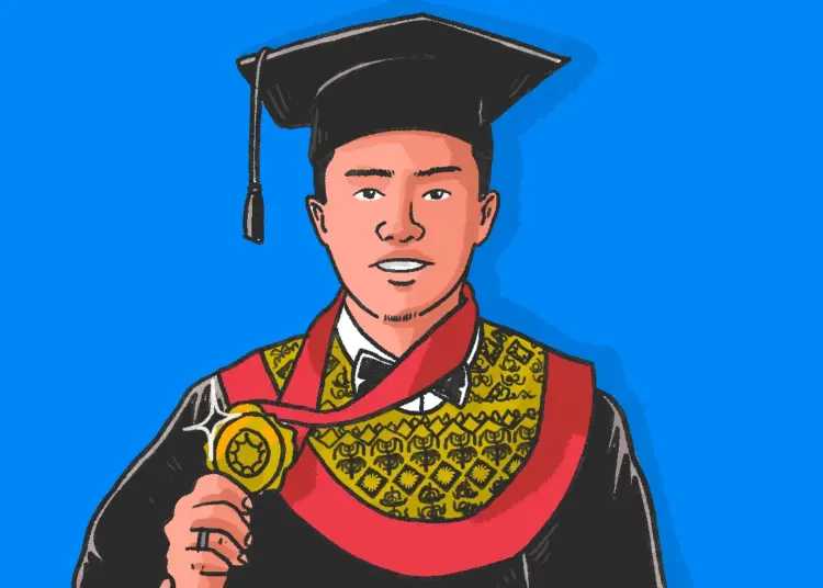 Rasyiid, mahasiswa penerima Beasiswa KIP Kuliah UMSURA yang sisihkan uang untuk modal usaha MOJOK.CO