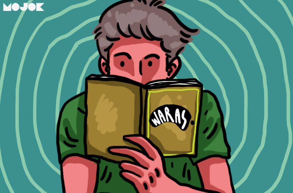Tingkatkan literasi dengan baca buku. MOJOK.CO
