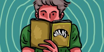 Tingkatkan literasi dengan baca buku. MOJOK.CO