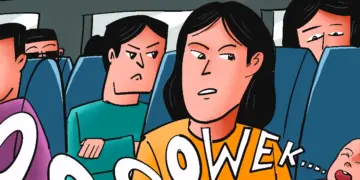 Titi terendah perempuan: bawa bocil saat naik kereta api MOJOK.CO