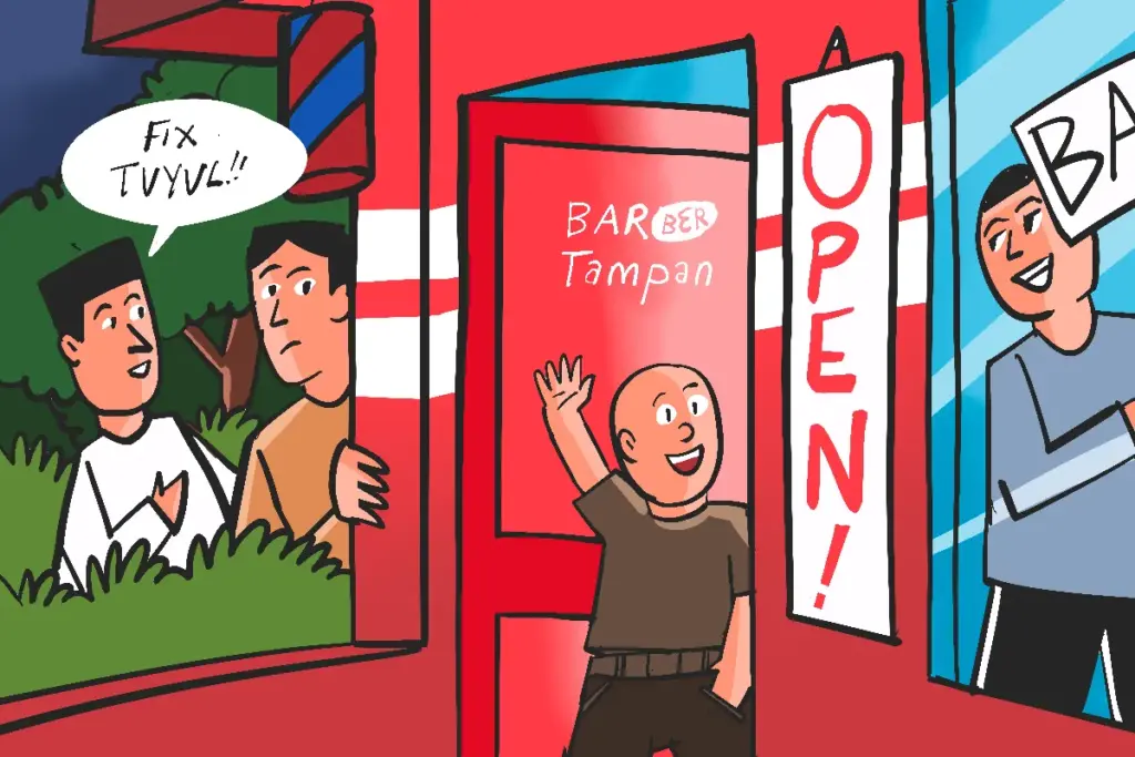 Pilih jadi tukang cukur rambut rumahan dan barbershop saat teman sebaya kerja di luar negeri. Dicap pemalas tetangga, hidup berkecukupan malam dicurigai MOJOK.CO