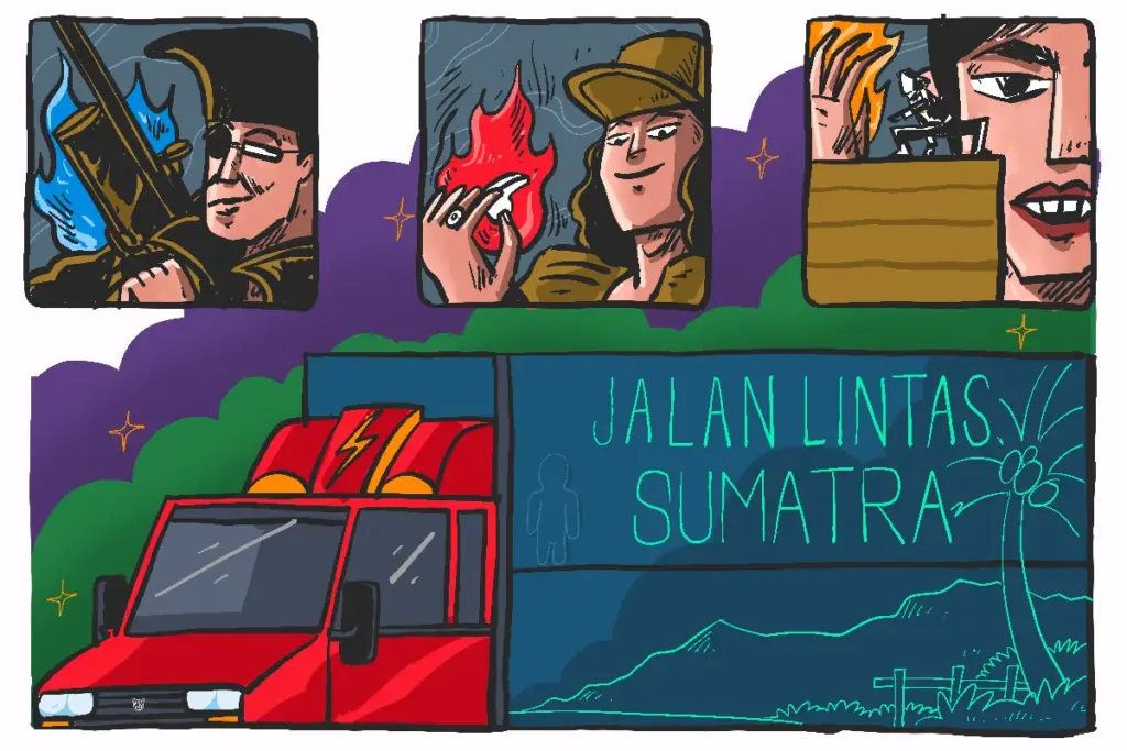 Jalan Lintas Sumatra Dibuat untuk Mengangkut Kekayaan ke Jawa: Tempat Lahirnya Shinobi Kriminal Jalinsum MOJOK.CO
