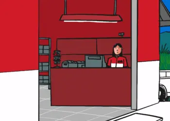 Curhat kasir Koperasi Desa (Kopdes) Merah Putih di jalanan desa sepi. Sepi pembeli, sekali ada pembeli bukan karena butuh tapi iseng dan bikin kesel MOJOK.CO