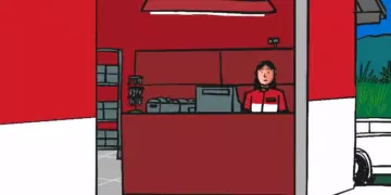 Curhat kasir Koperasi Desa (Kopdes) Merah Putih di jalanan desa sepi. Sepi pembeli, sekali ada pembeli bukan karena butuh tapi iseng dan bikin kesel MOJOK.CO