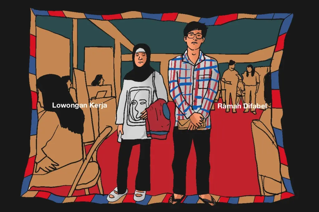 Cerita Pencari Kerja Difabel datang ke Job Fair Ditemani Ibu: ‘Semua Orang Punya Kemampuan asal Diberi Kesempatan’.MOJOK.CO