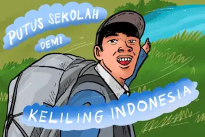 Pemuda asal Garut sukses jadi konten kreator perjalanan dengan modal ijazah SD. MOJOK.CO