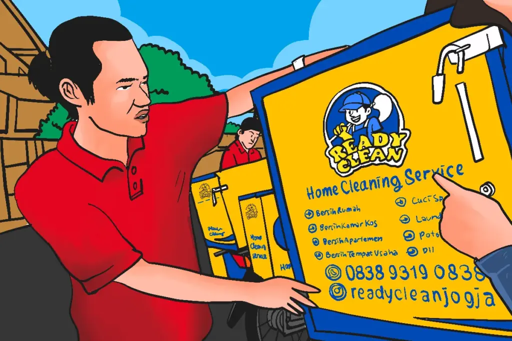 Usaha jasa kebersihan, Ready Clean Jogja sampai ke Turki. MOJOK.CO