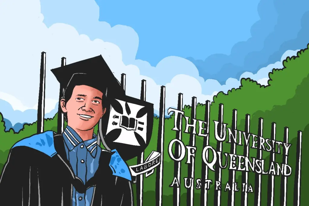 Lulus dari Universitas Mataram lanjut ke University of Queensland Australia. MOJOK.CO