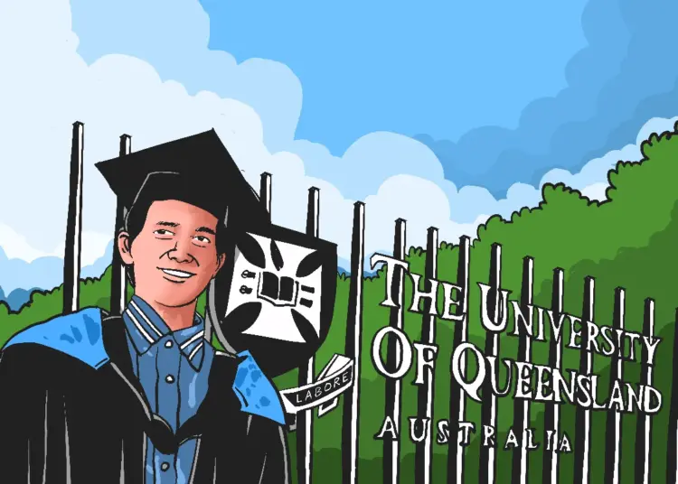 Lulus dari Universitas Mataram lanjut ke University of Queensland Australia. MOJOK.CO