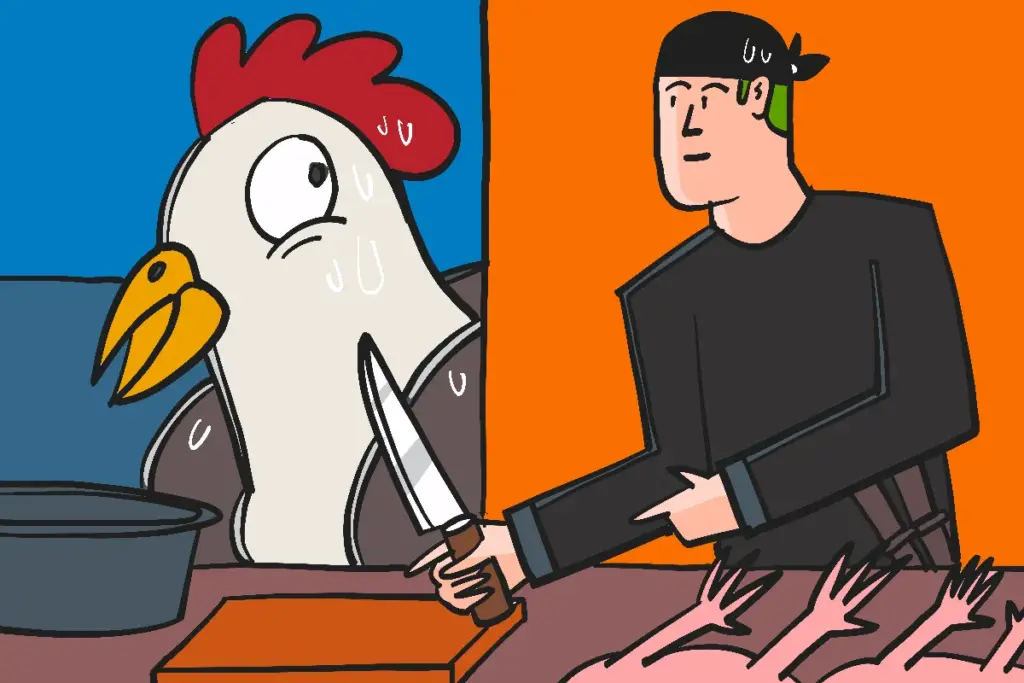 perubahan desil membuat penjual ayam potong menderita