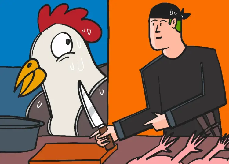perubahan desil membuat penjual ayam potong menderita