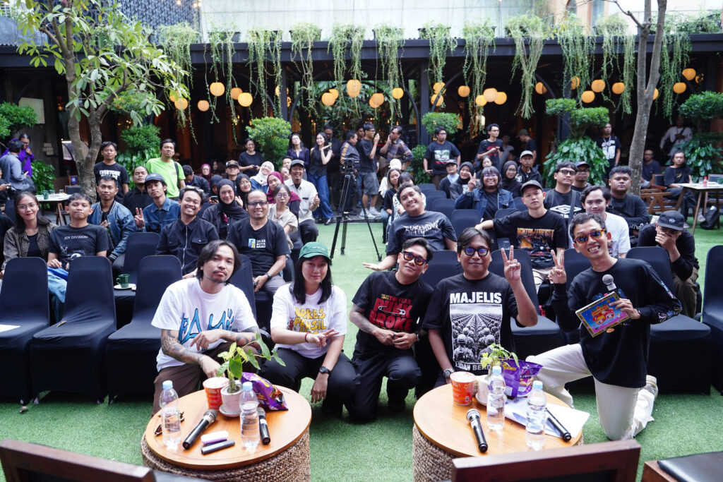Konferensi pers menuju lima tahun Cherrypop sebagai lebaran skena MOJOK.CO