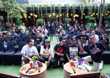 Konferensi pers menuju lima tahun Cherrypop sebagai lebaran skena MOJOK.CO