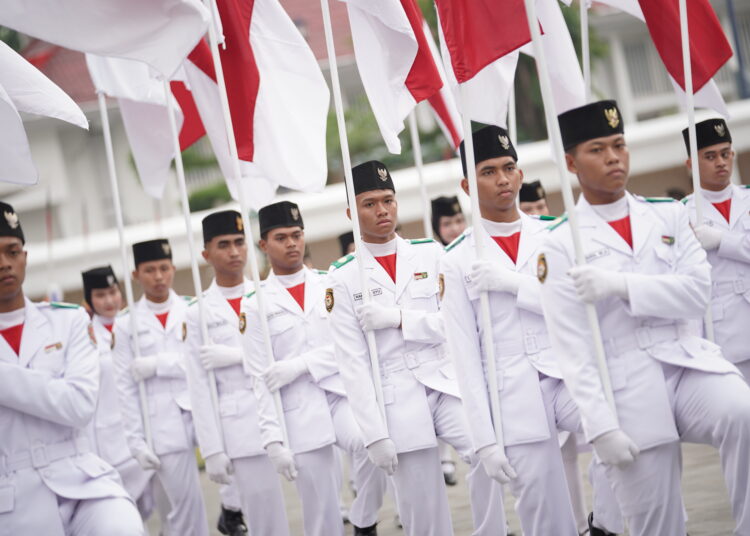 Paskibraka Tim Cakra Nanggala. MOJOK.CO
