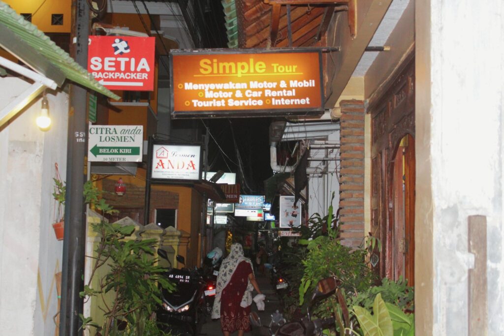Penginapan di Gang 2 Sarkem, Jogja. MOJOK.CO