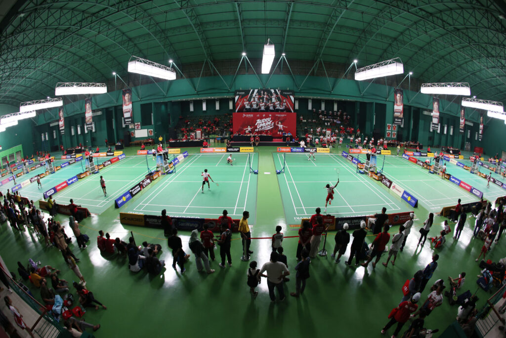 Persaingan ketat para atlet bulu tangkis putri di Audisi Umum PB Djarum 2026 Kudus MOJOK.CO