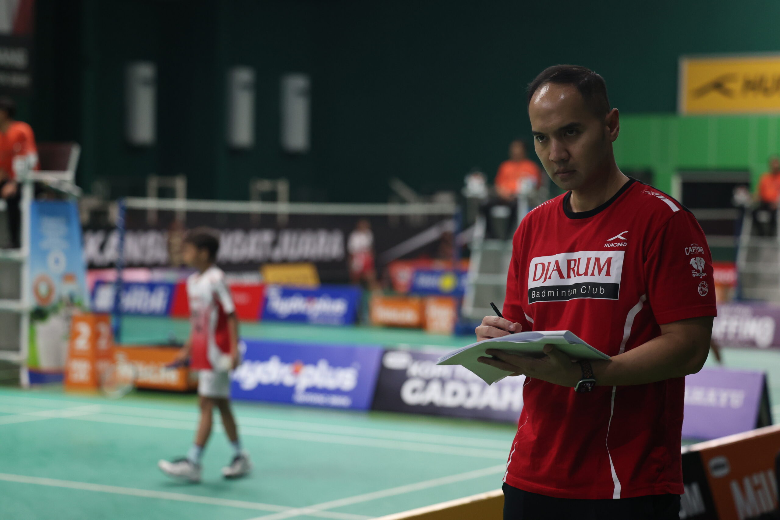 Koordinator Atlet Putra Tim Pencari Bakat Audisi Umum PB Djarum 2026, Leonard Holvy de Pauw MOJOK.CO