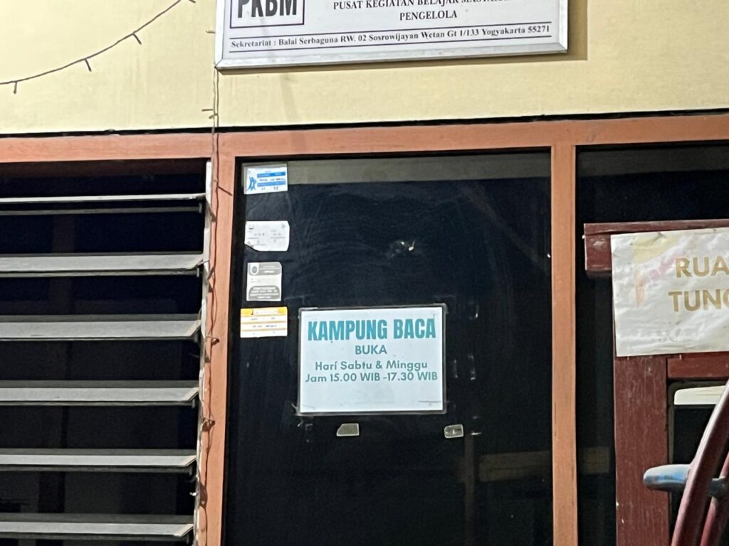 Kampung Baca Sarkem. MOJOK.CO