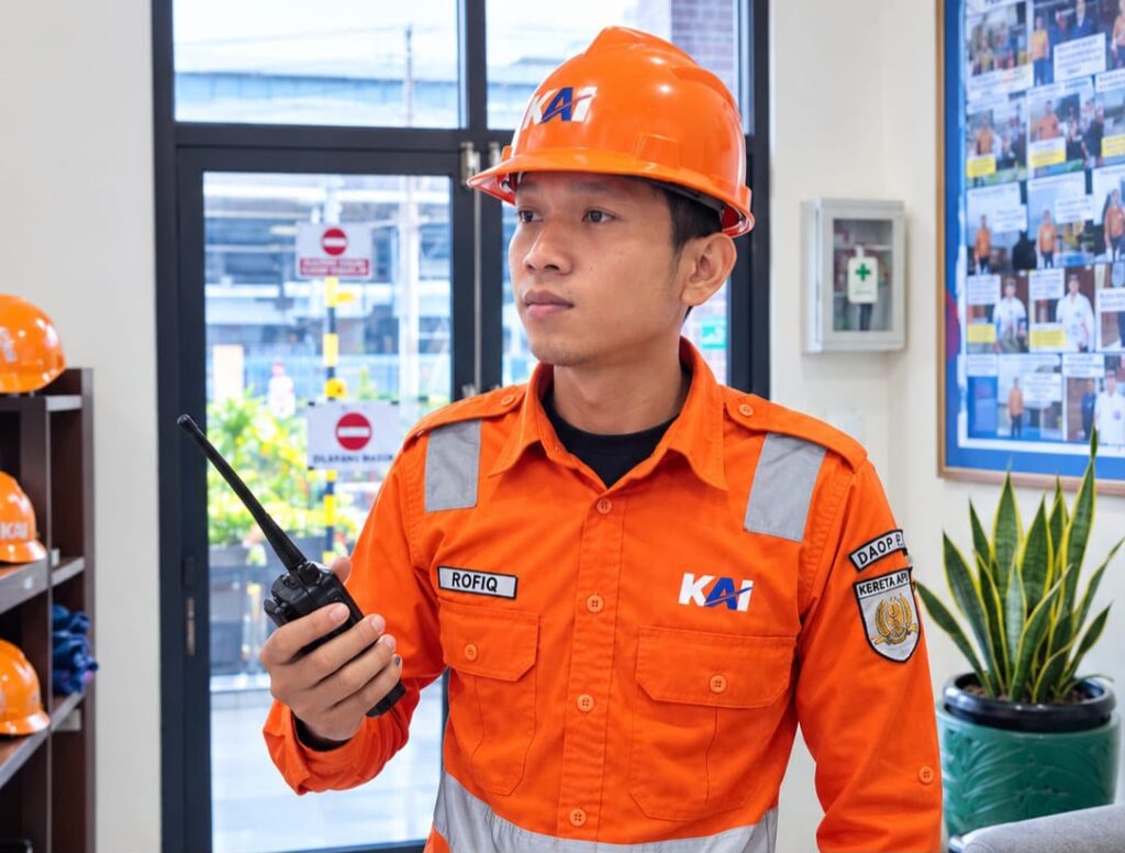 Petugas langsir di Daop 6 Yogyakarta. MOJOK.CO