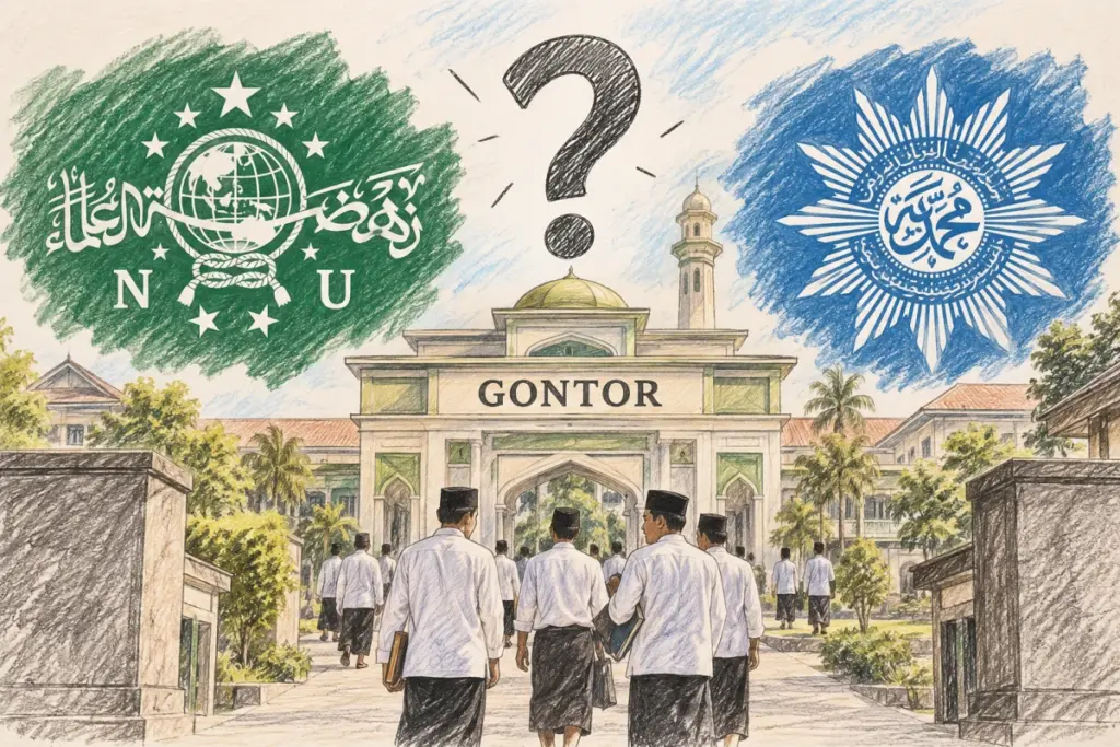 Pondok Pesantren Gontor itu Sebenarnya NU atau Muhammadiyah?