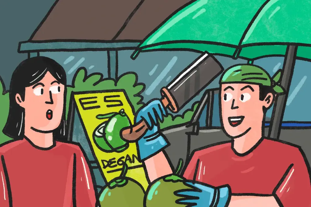 Jualan es degan di dekat Unair, tembus omset 5 juta sehari MOJOK.CO