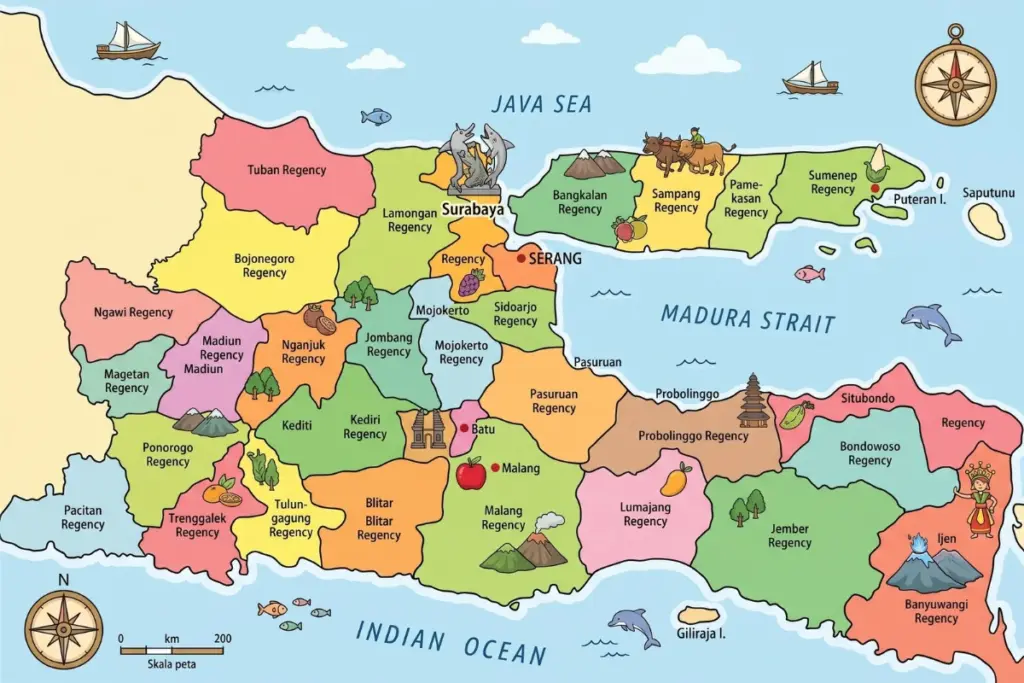 Tapal Kuda Jawa Timur, dari Pandhalungan hingga Api Biru Ijen['