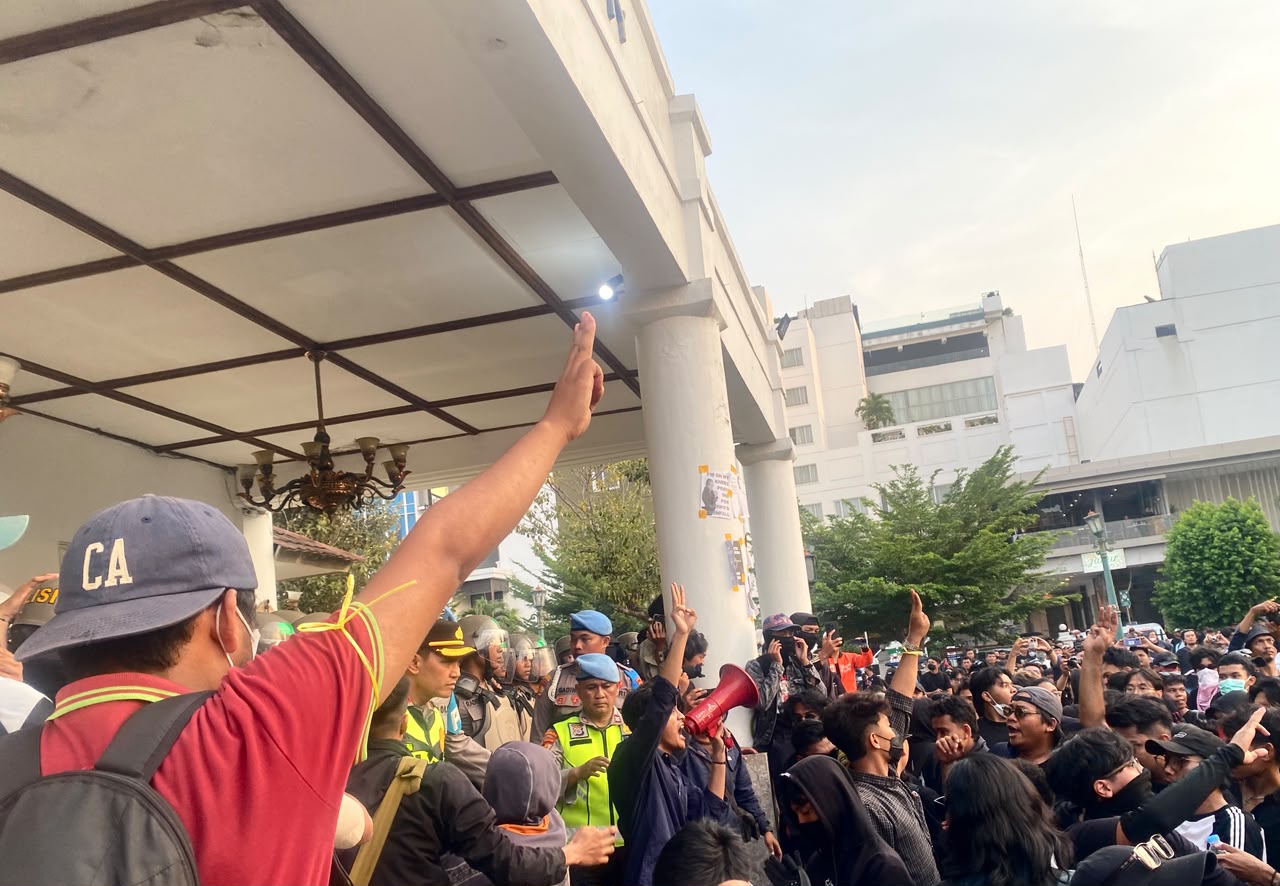 brutalitas aparat, demo jogja.MOJOK.CO