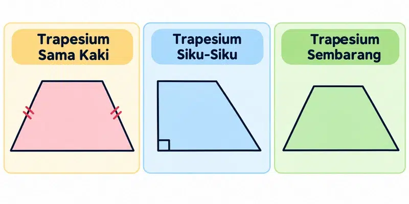 jenis jenis trapesium