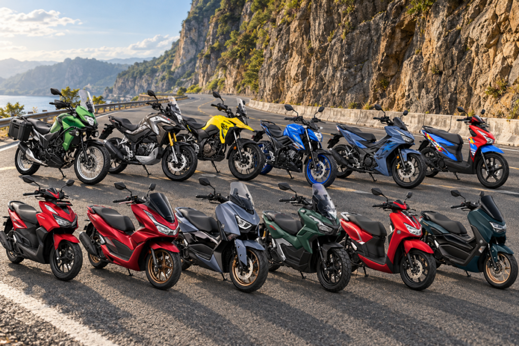 12 Rekomendasi Motor yang Cocok untuk Touring dan Perjalanan Jauh