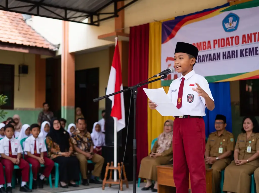 teks naskah pidato anak